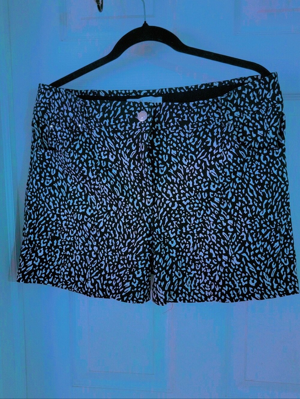 Black & White Printed Bermuda Shorts — Women’s Casual Short